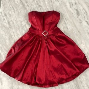 B. Darlin size 9/10 strapless bubble dress.